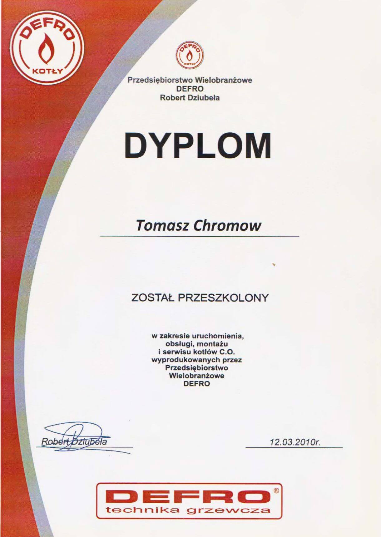 DEFRO – szkolenie z obsługi i serwisu kotłów